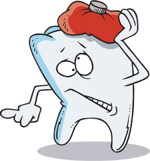 đau răng do bọc răng sứ